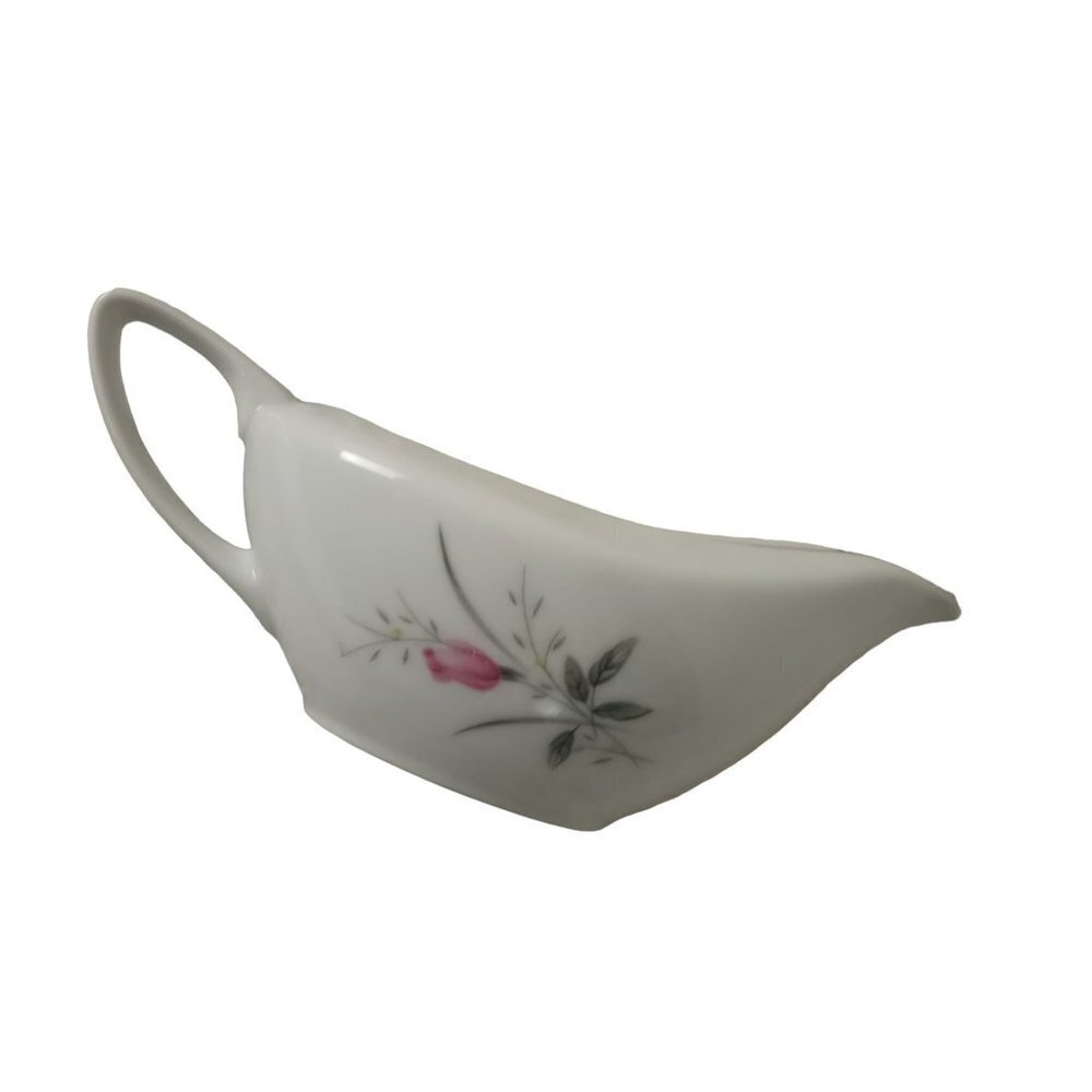 Golden Rose Fine China Japan Gravy Boat Pink Ornate floral design